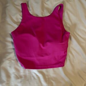CRZ Yoga pink cropped workout tank